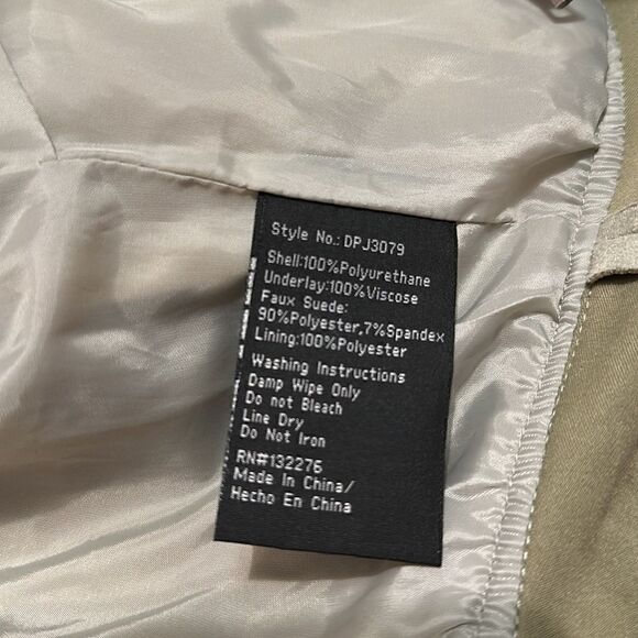 NEW LA coalition women’s faux leather jacket size S - Picture 6 of 9